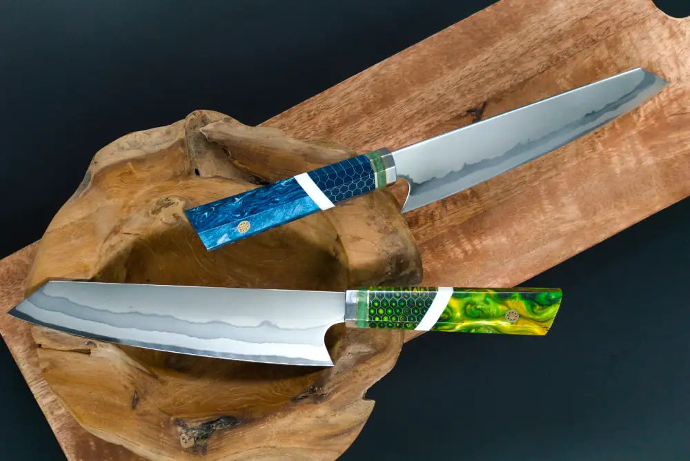 Carbon stainless steel | Wasabi | Jundo - Kiritsuke Knife | Razor-sharp-knives.com