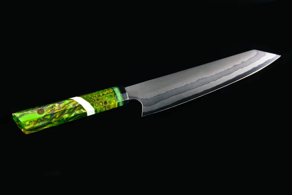 Carbon stainless steel | Wasabi Kiritsuke Knife | Razor-sharp-knives.com