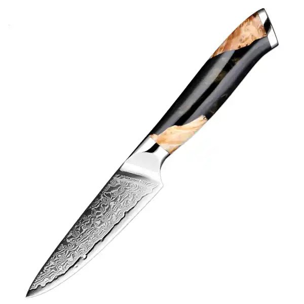 Damascus kitchen knives | Black Wood Edition | Razor - Sharp - Knives