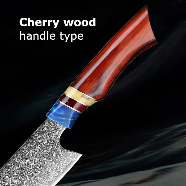 Customize your Damascus Kitchen Knives | Handle type | Razor-sharp-knives.com