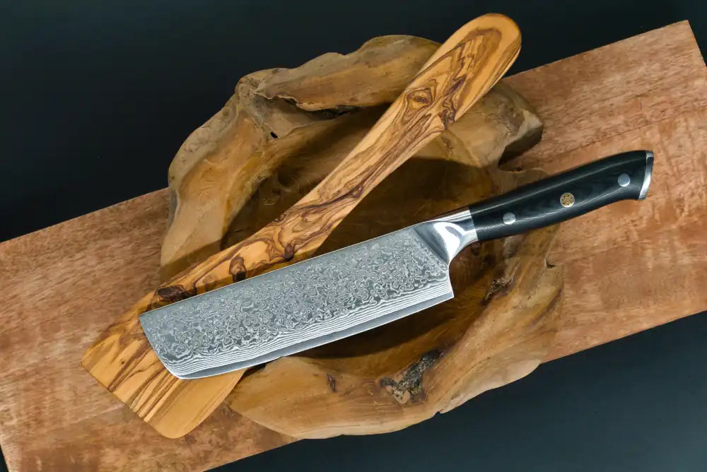 Damascus kitchen knives | Black Edition | Razor-sharp-knives.com