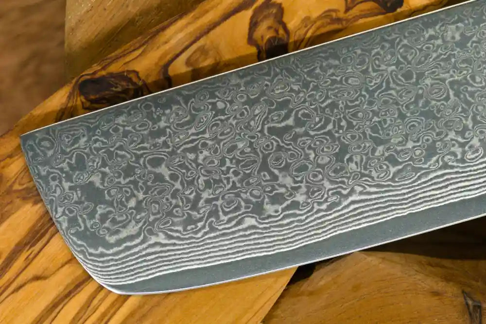 Damascus kitchen knives | Mosaic Edition | Razor-sharp-knives.com