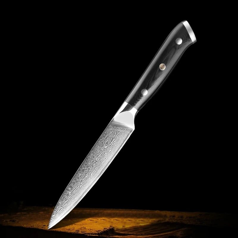 Damasc Kitchen Knives - Black Edition - Razor-Sharp - Knives